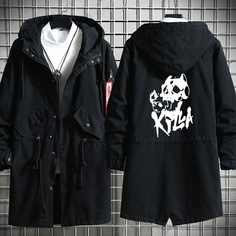 Unisex JOJO Graphic Casual Windbreaker Coat