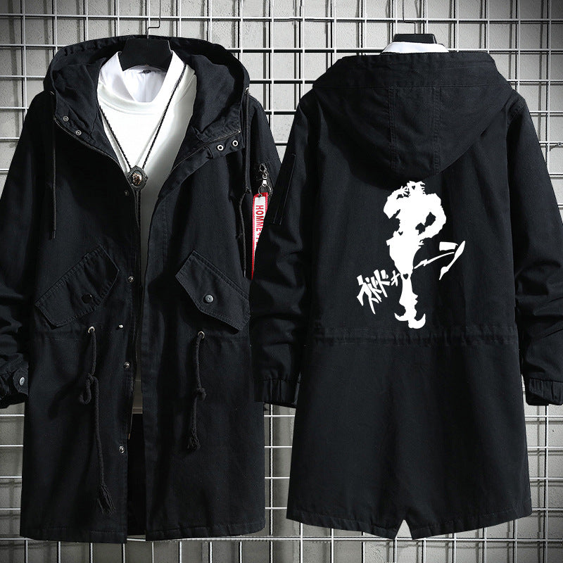 Unisex JOJO Graphic Casual Windbreaker Coat