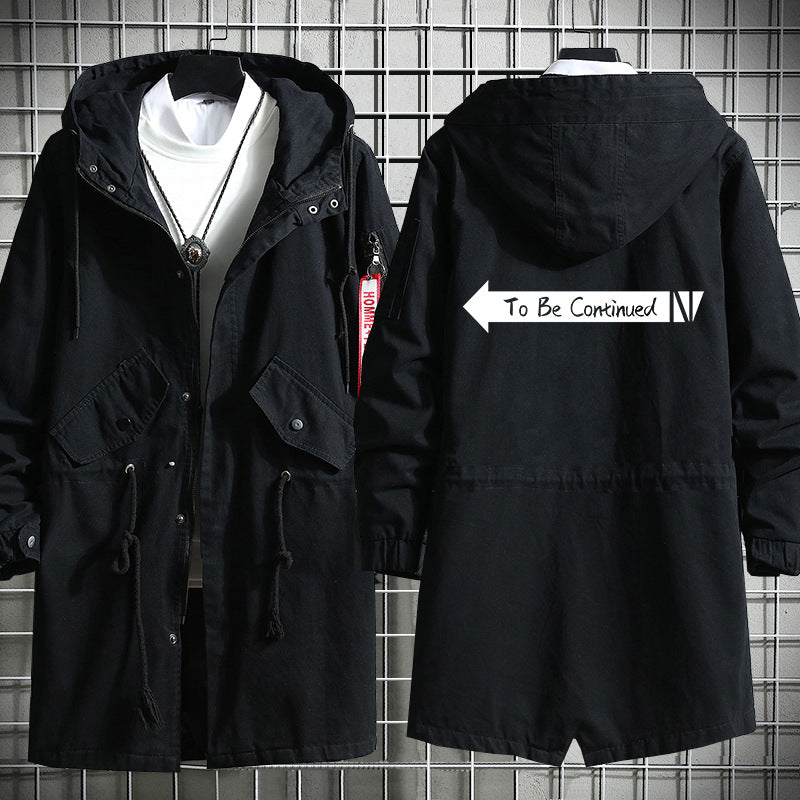 Unisex JOJO Graphic Casual Windbreaker Coat