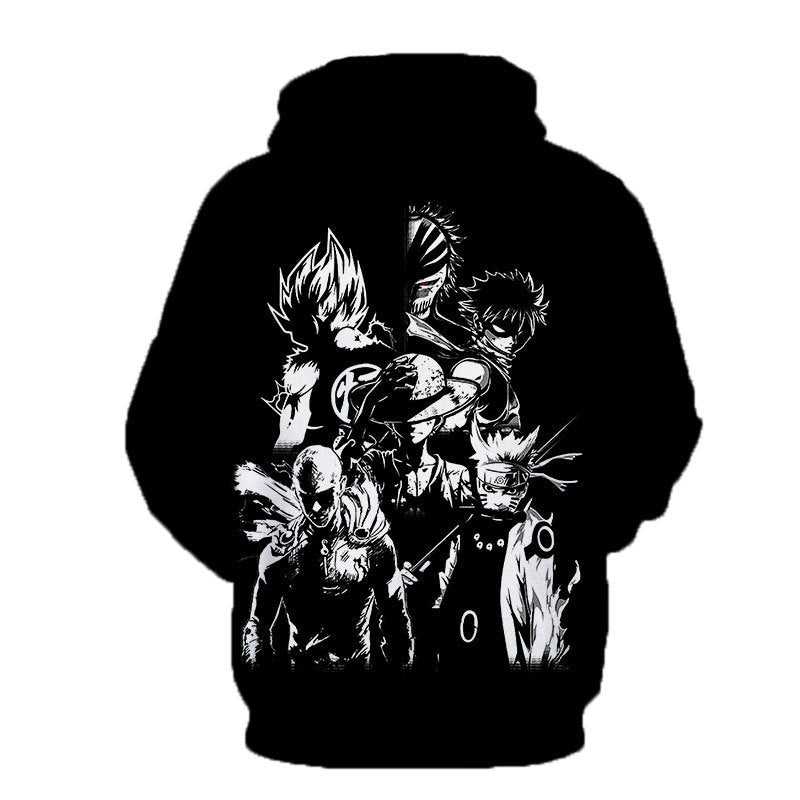 Cool Men's Characters Digital Print Cosplay Hoodie