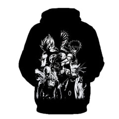 Cool Men's Characters Digital Print Cosplay Hoodie