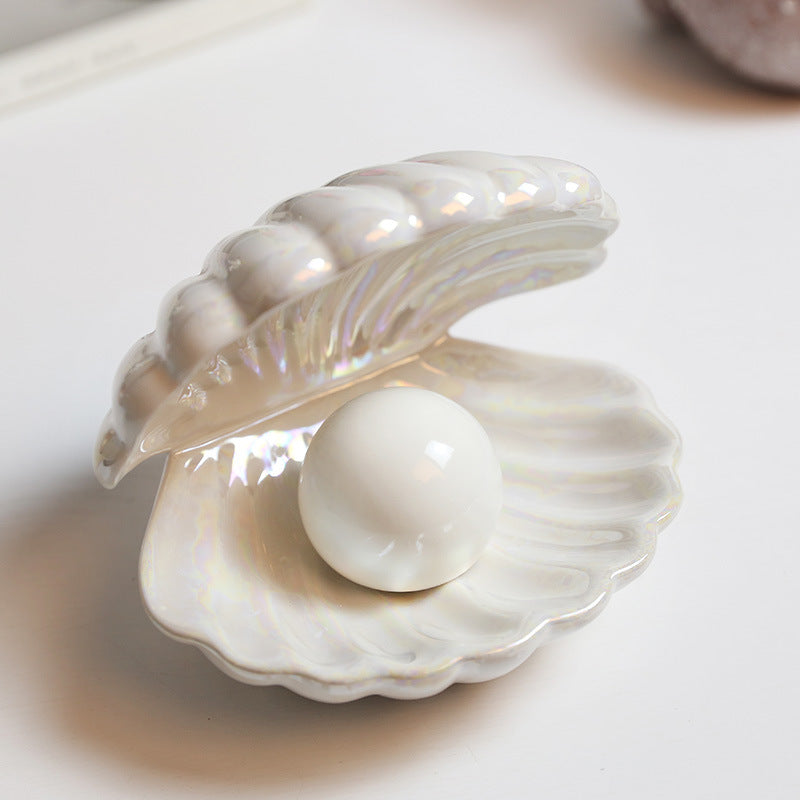 Shell and Pearl Lamp