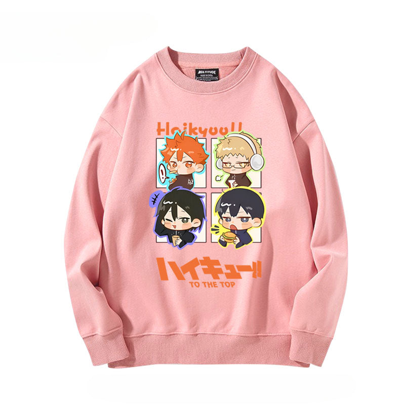 Unisex Hinata Anime Crew Neck Sweatshirt