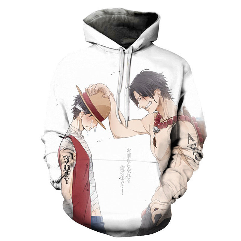 Unisex Luffy Graphic 3D Cosplay Hoodie