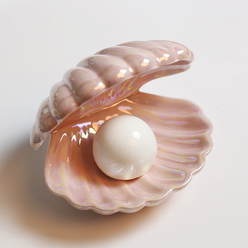 Shell and Pearl Lamp