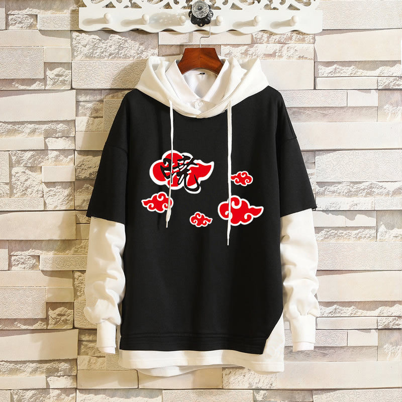 Unisex Kakashi Sasuke Casual Loose Hoodie