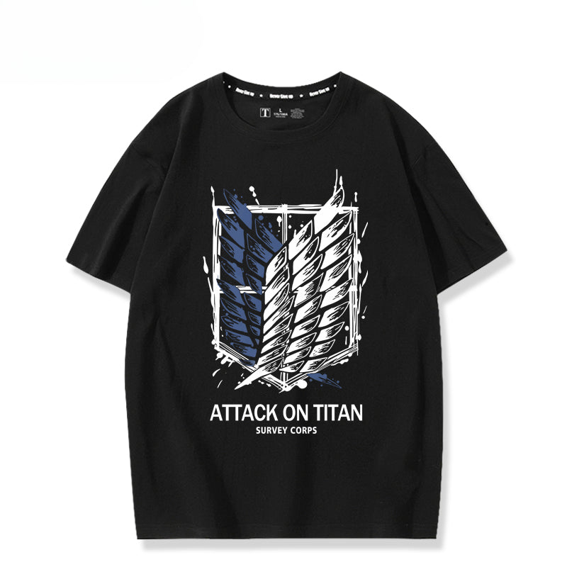 Unisex Wings of Freedom Anime Logo T-shirt