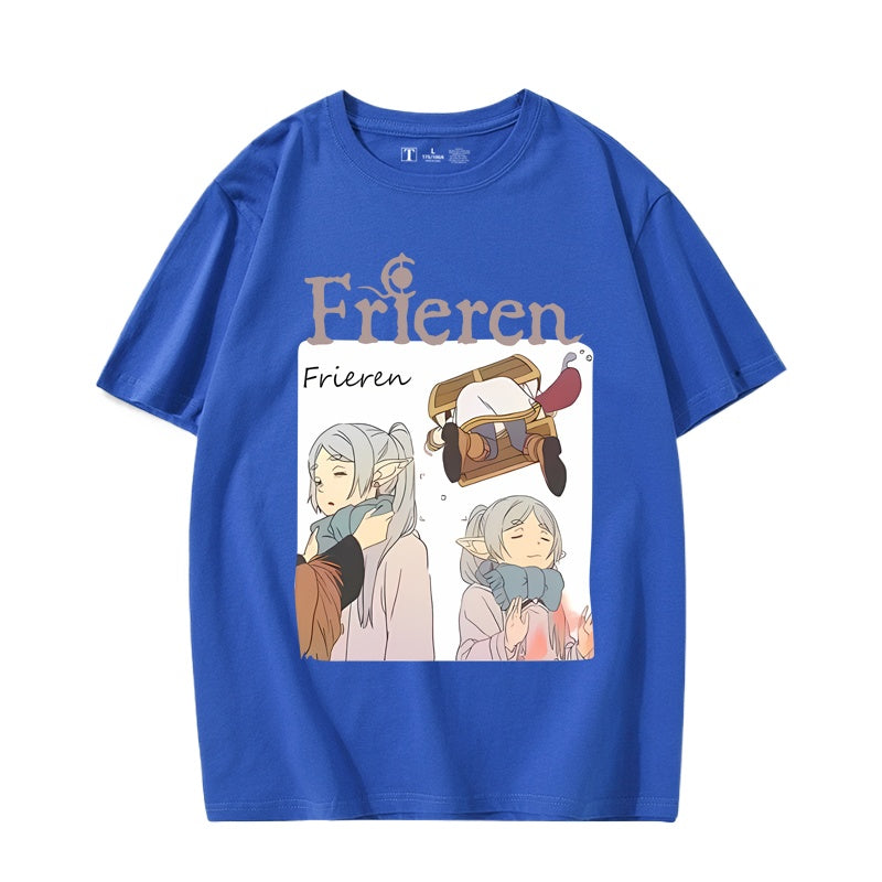 Casual Anime Pattern Short-sleeved T-shirt