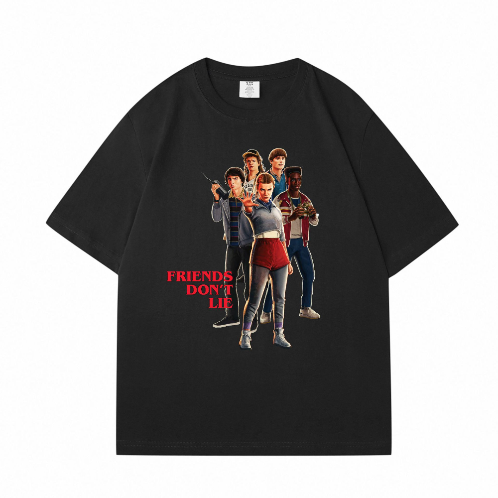 Unisex Friends Don't Lie Print Shirt