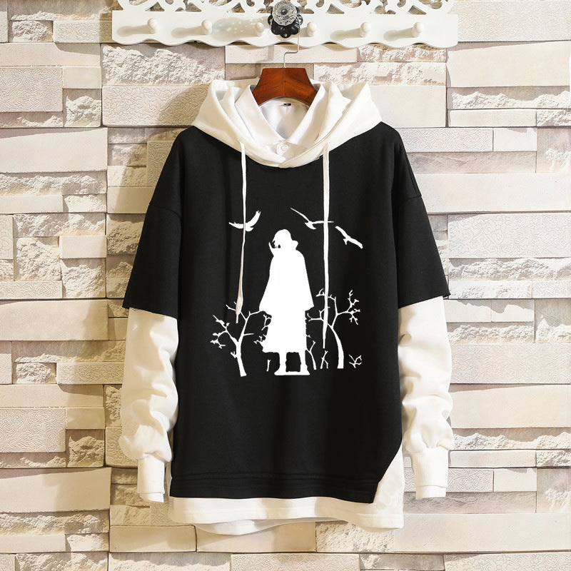 Unisex Kakashi Sasuke Casual Loose Hoodie