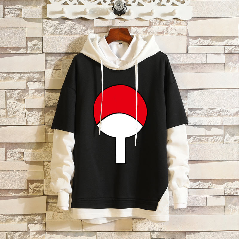 Unisex Kakashi Sasuke Casual Loose Hoodie