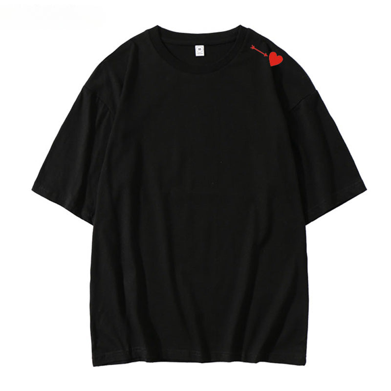 KPOP Loose Letter Half-sleeved T-shirt