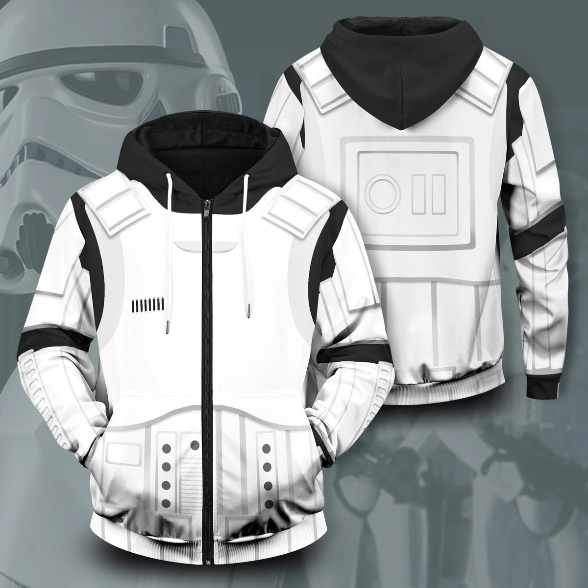 Unisex Stormtrooper 3D Print Cosplay Hoodie