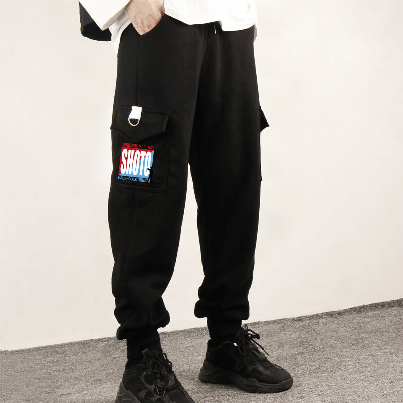 Casual Men's Anime Loose Sports Sweatpants