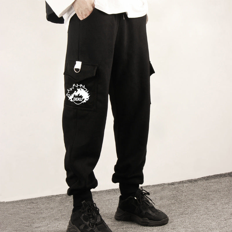 Casual Men's Anime Loose Sports Sweatpants