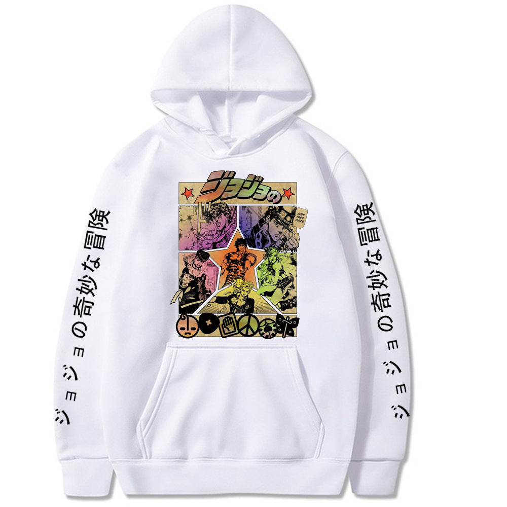 Unisex JOJO Printed Casual Loose Hoodie