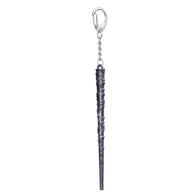 Harry Wand Necklace Keychain