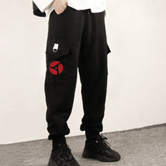 Trendy Men's Anime Sasuke Casual Trousers