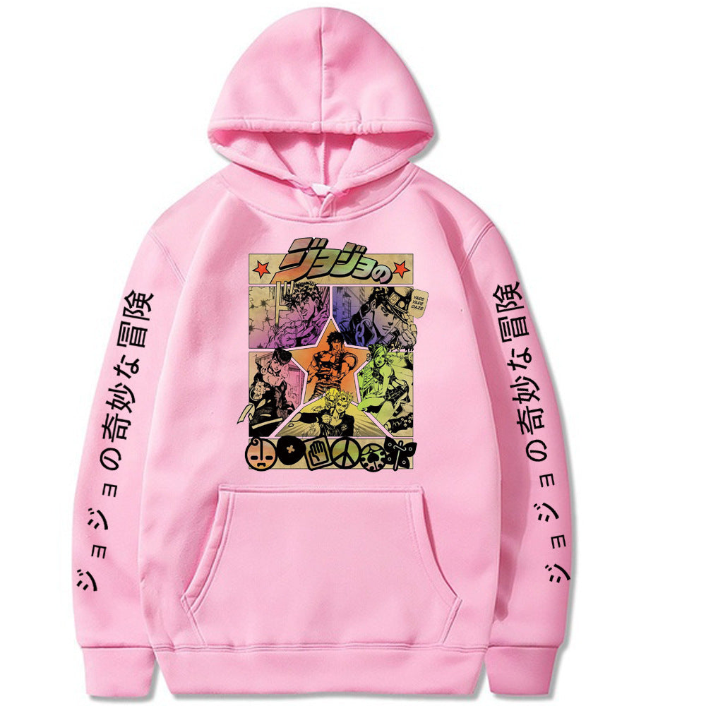 Unisex JOJO Printed Casual Loose Hoodie