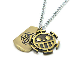 Trendy Zoro Luffy Alloy Necklace Keychain