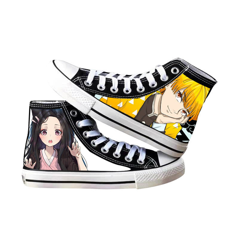 Casual Anime High-top Canvas Shoes