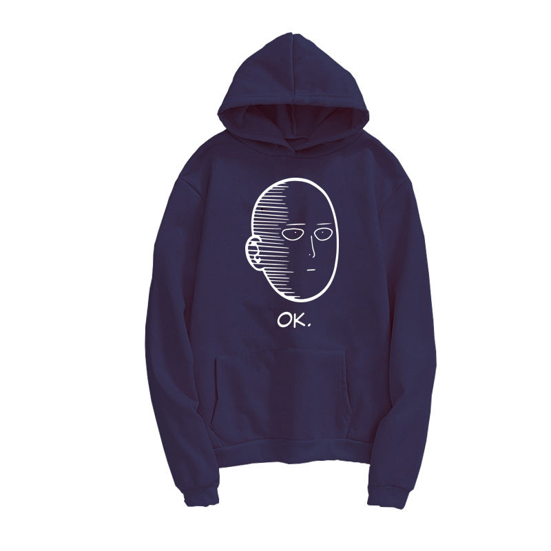 Unisex Saitama Cosplay Pullover Hoodie