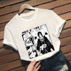 Unisex Anime Pattern Short Sleeve Loose T-Shirt