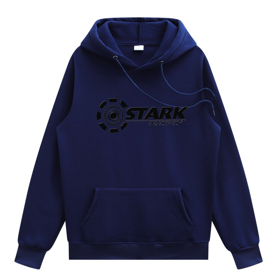 Unisex Stark Industries Print Loose Hoodie