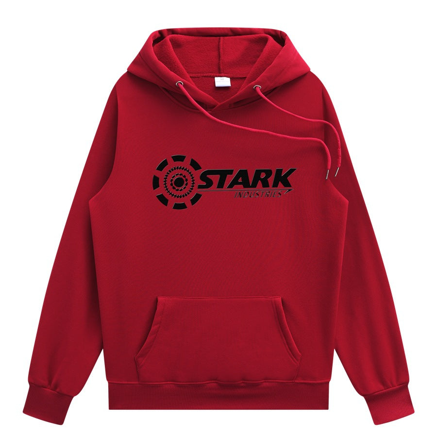 Unisex Stark Industries Print Loose Hoodie