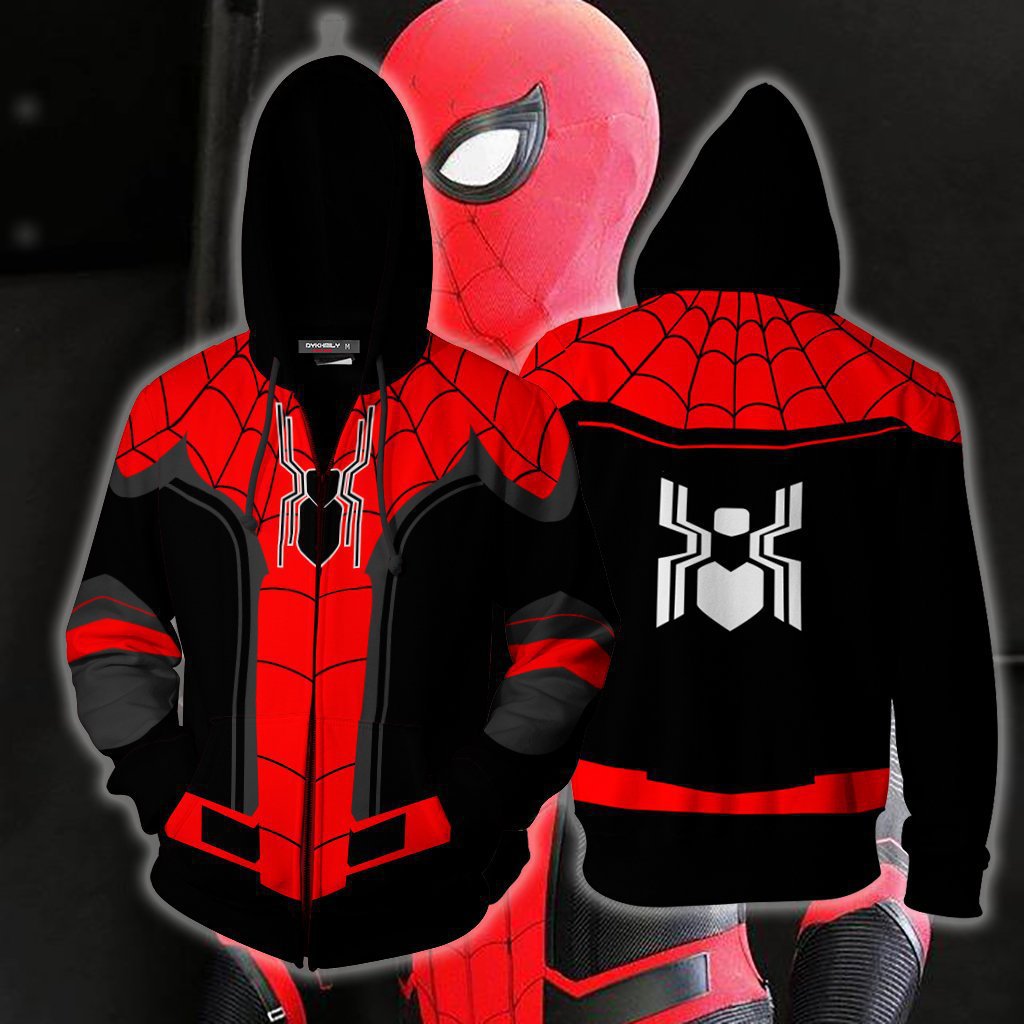 Unisex Spider 3D Print Cosplay Pullover Hoodie