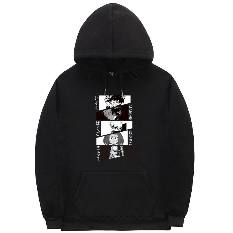 Unisex Anime Casual Graphic Loose Hoodie