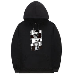 Unisex Anime Casual Graphic Loose Hoodie