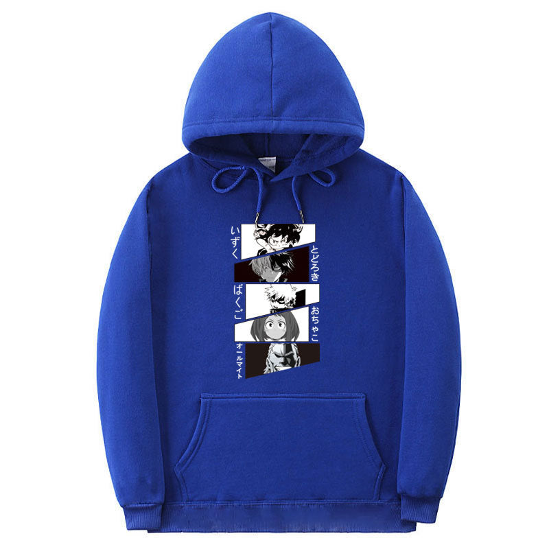 Unisex Anime Casual Graphic Loose Hoodie