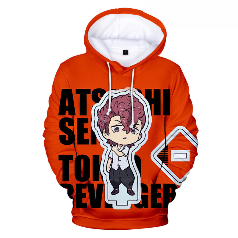 Unisex Cute Anime Digital Loose Hoodie