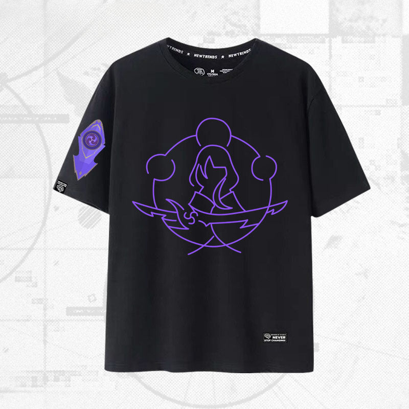 Unisex Game Printed Short Sleeve T-Shirt