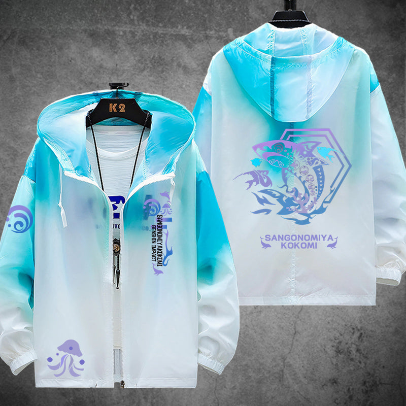 Trendy Game Print Sunscreen Thin Jacket