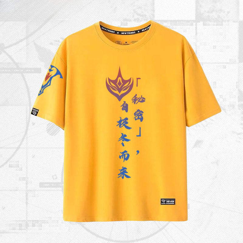 Unisex Game Graphic Cotton Short-sleeved T-shirt