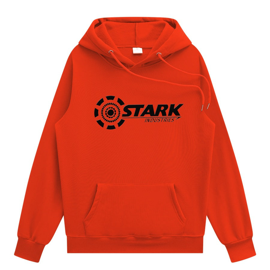 Unisex Stark Industries Print Loose Hoodie