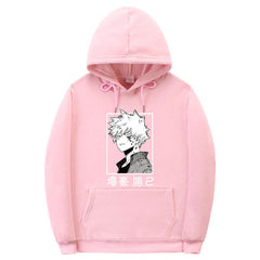 Unisex Boku Pattern Casual Pullover Hoodie