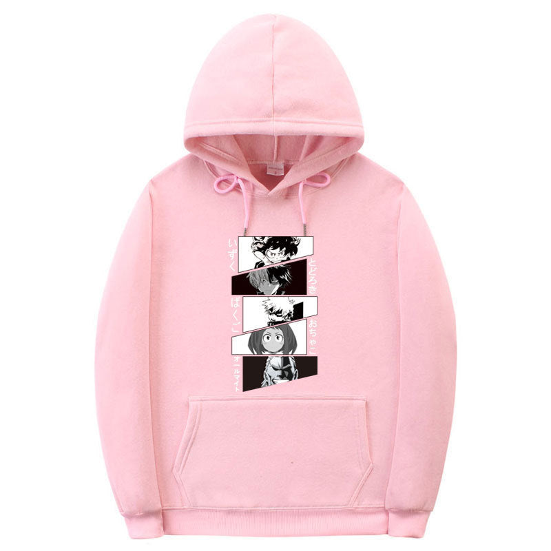 Unisex Anime Casual Graphic Loose Hoodie