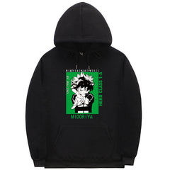 Unisex Boku Anime Printed Casual Pullover Hoodie