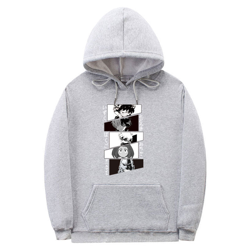 Unisex Anime Casual Graphic Loose Hoodie