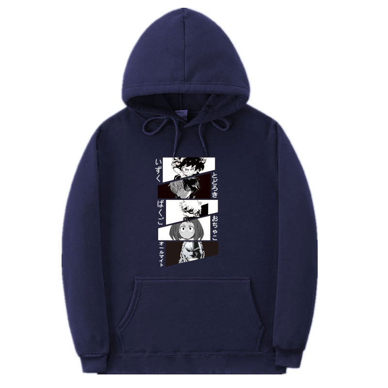 Unisex Anime Casual Graphic Loose Hoodie