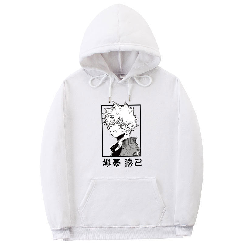 Unisex Boku Pattern Casual Pullover Hoodie