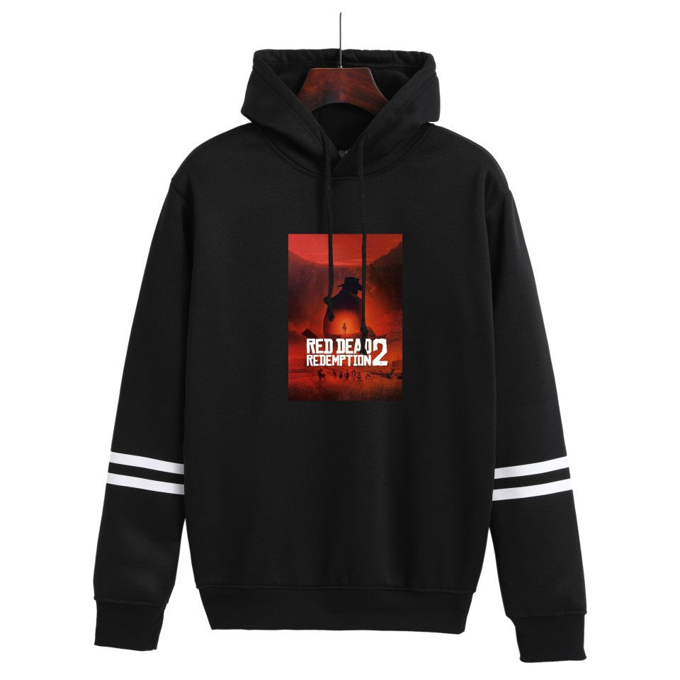 Trendy Unisex Game Logo Casual Hoodie