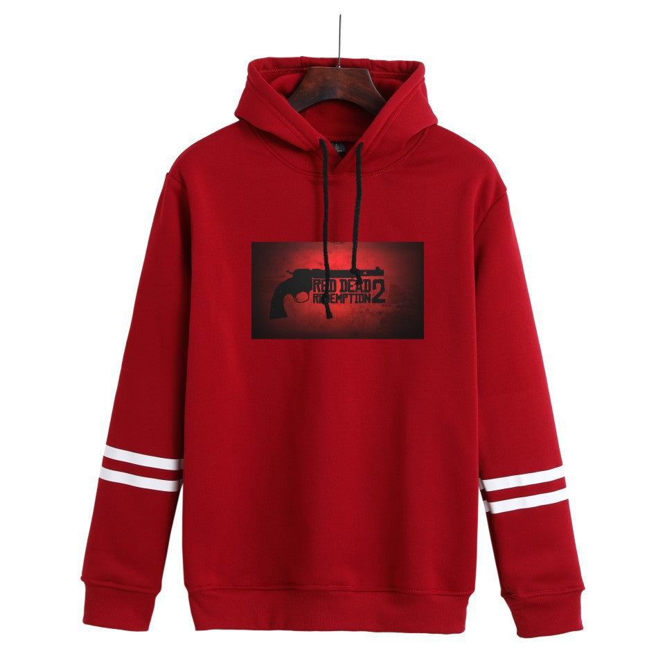 Trendy Unisex Game Logo Casual Hoodie