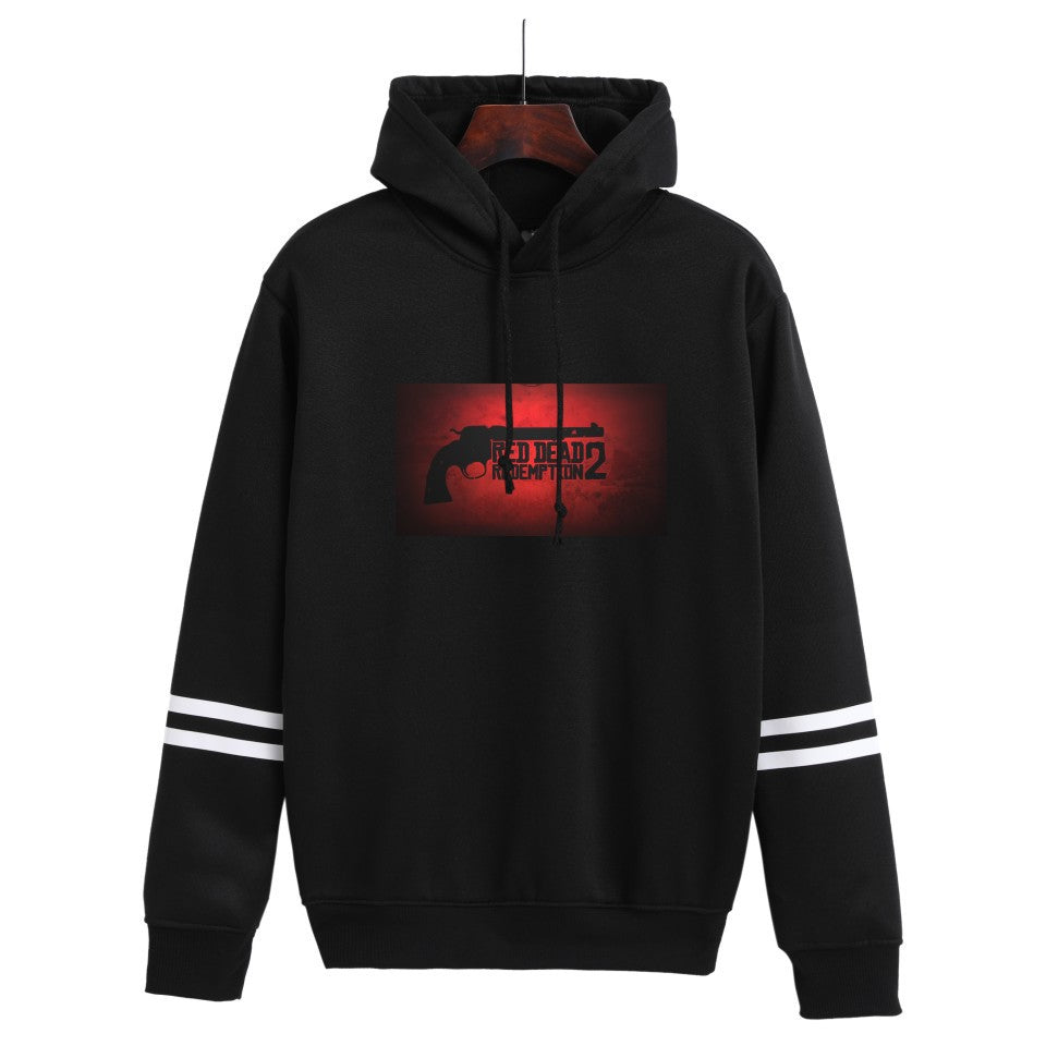 Trendy Unisex Game Logo Casual Hoodie