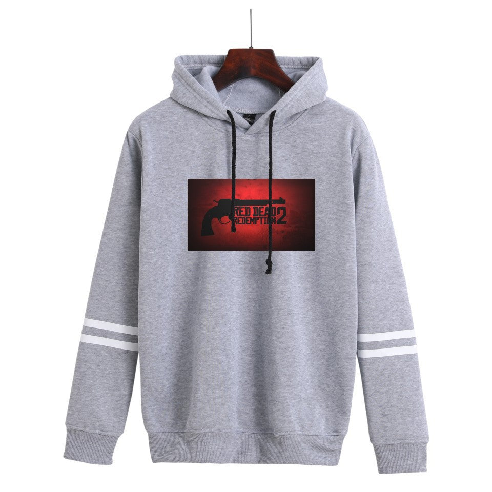 Trendy Unisex Game Logo Casual Hoodie