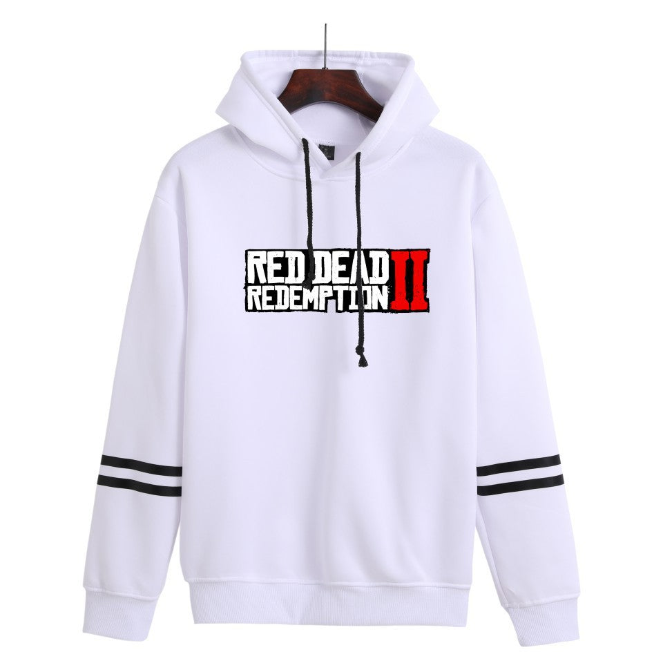 Trendy Unisex Game Logo Casual Hoodie