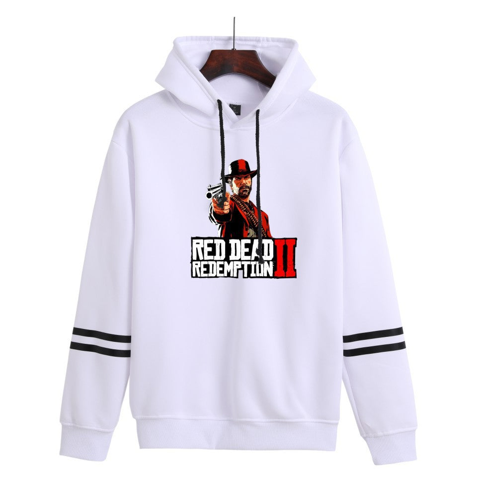 Trendy Unisex Game Logo Casual Hoodie